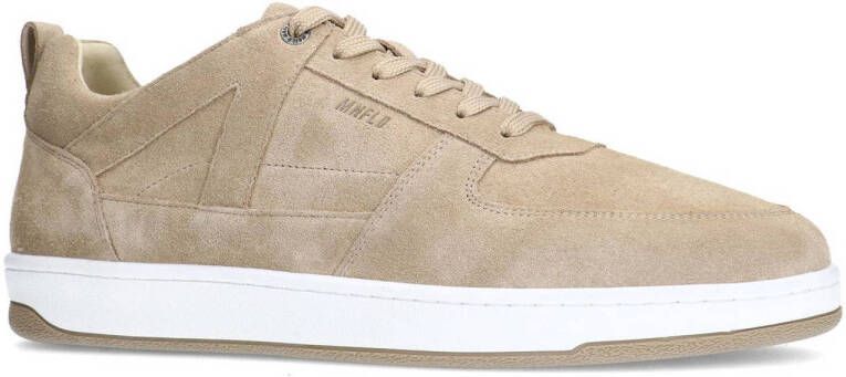 Manfield Beige suède sneakers