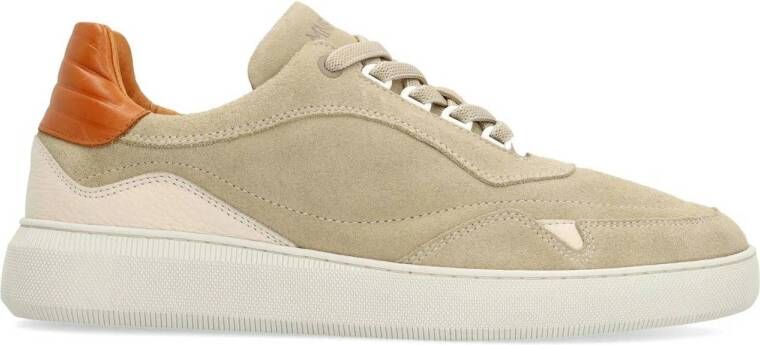 Manfield Heren Beige suède sneakers