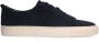 Manfield suède sneakers donkerblauw - Thumbnail 1