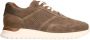 Manfield Heren Taupe suède sneakers - Thumbnail 1
