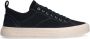 Manfield suède sneakers donkerblauw - Thumbnail 1