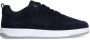 Manfield suède sneakers donkerblauw - Thumbnail 1