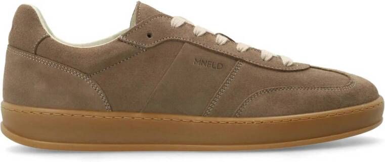 Manfield Heren Taupe suède sneakers