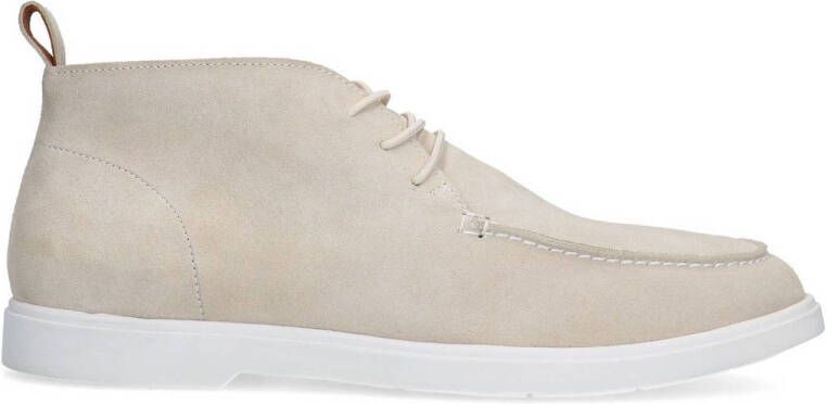 Manfield Heren Beige suède veterboots