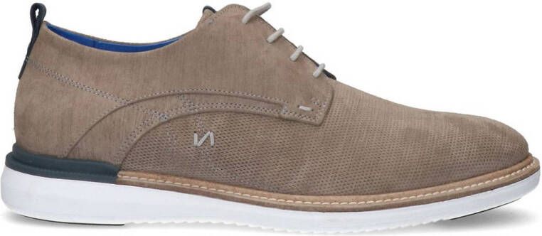 No Stress Heren Taupe suède verterschoenen