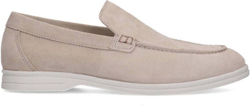 Manfield Dames Beige suède loafers
