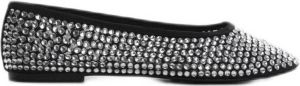 Mango ballerina's met strass zwart