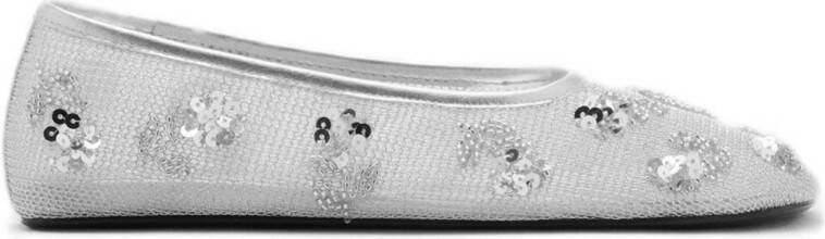 Mango ballerina's zilver