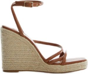 Mango espadrilles bruin