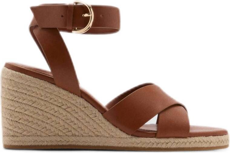 Mango espadrilles bruin