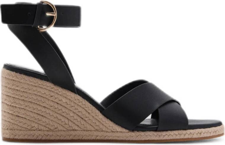 Mango espadrilles zwart