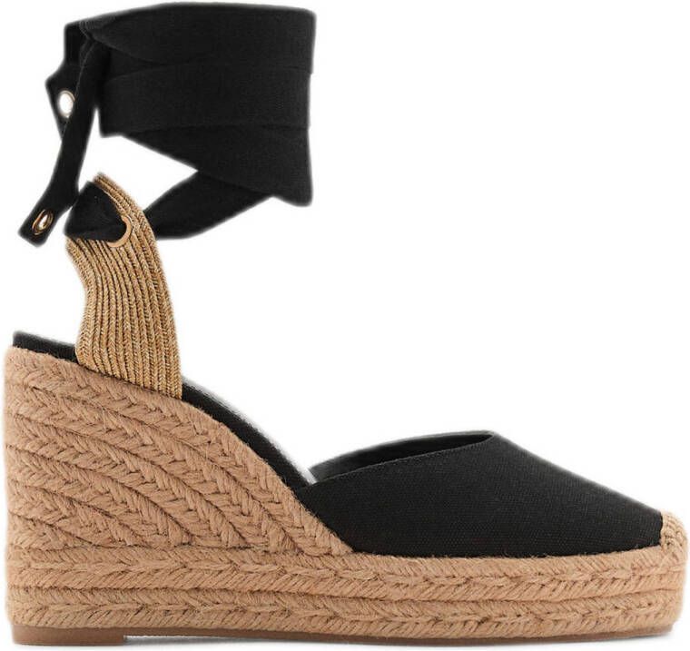Mango espadrilles zwart