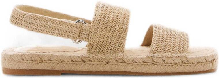 Mango Kids sandalen beige Meisjes Textiel Effen 30