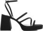 Mango sandalettes zwart Dames Imitatieleer 35 | Sandalette van - Thumbnail 1