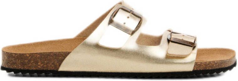 go Kids slippers goud Imitatieleer Effen 37