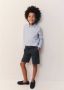 Mango Kids suède mocassins donkerblauw - Thumbnail 1
