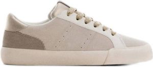 Mango Kids suède sneakers beige