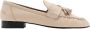 Mango leren loafers beige - Thumbnail 1
