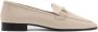 Mango leren loafers lichtbeige - Thumbnail 1