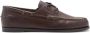Mango Man leren bootschoenen bruin - Thumbnail 1