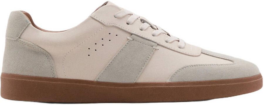 Mango Man suède sneakers ecru