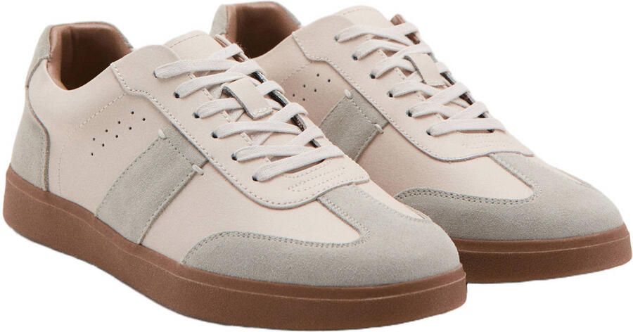 Mango Man suède sneakers ecru - Foto 2