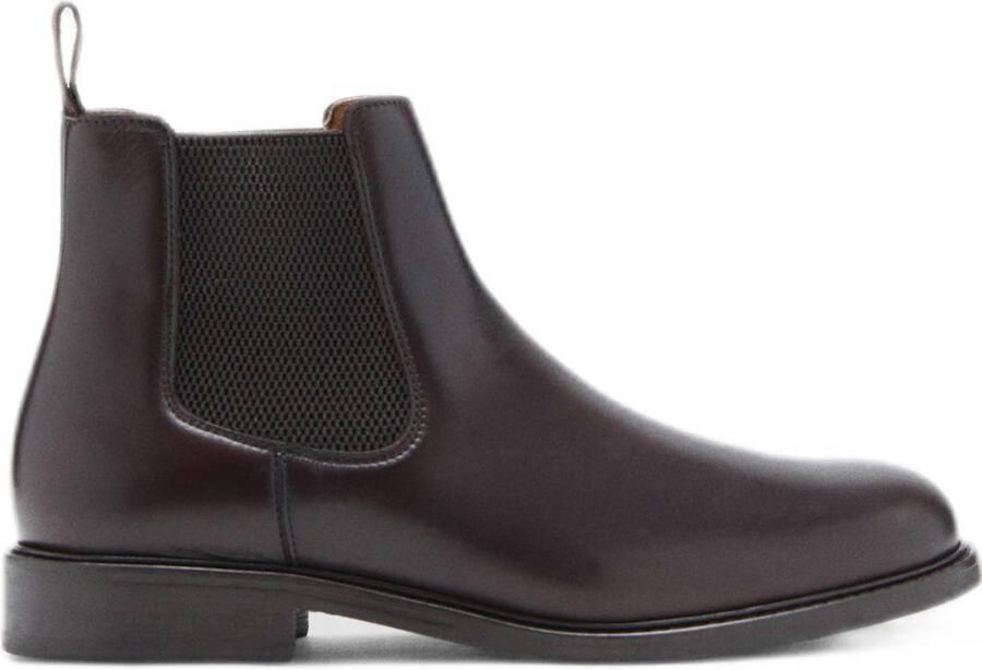 Mango Man leren chelseaboots bruin