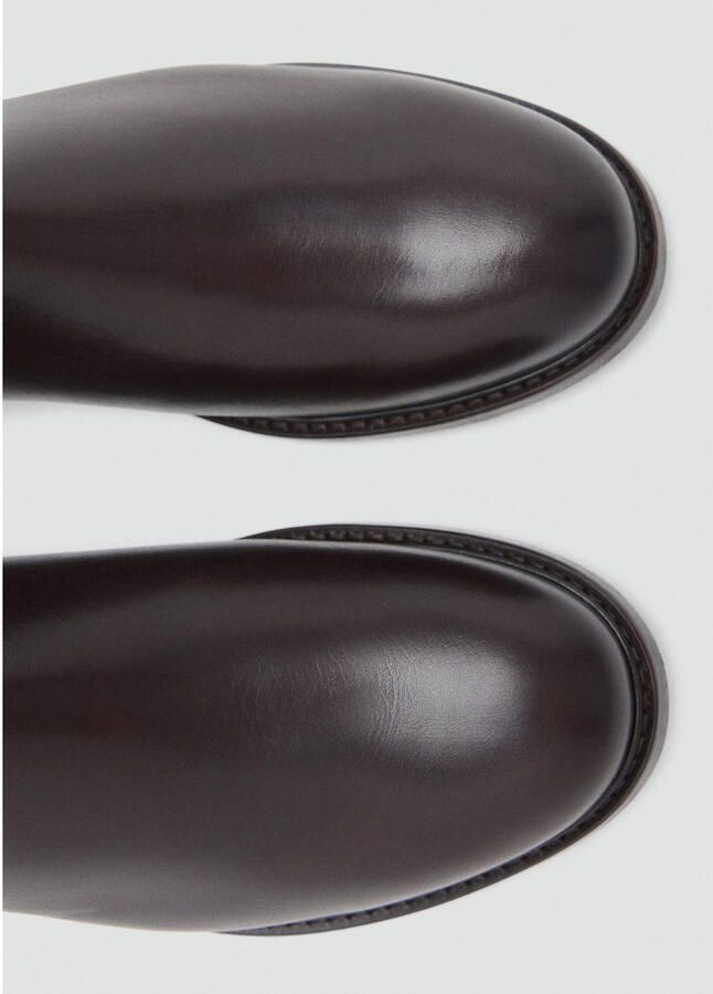 Mango Man leren chelseaboots bruin - Foto 3