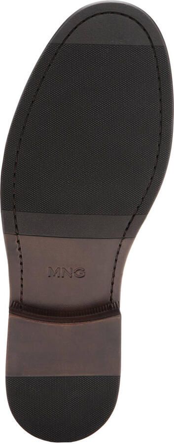 Mango Man leren loafers bordeaux - Foto 3