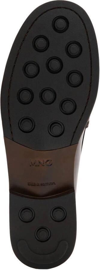 Mango Man leren loafers bruin - Foto 3