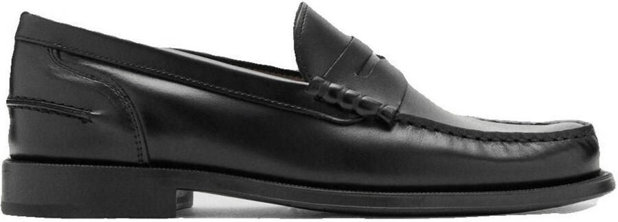 Mango Man leren loafers zwart