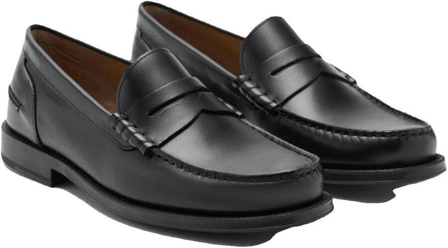 Mango Man leren loafers zwart - Foto 3