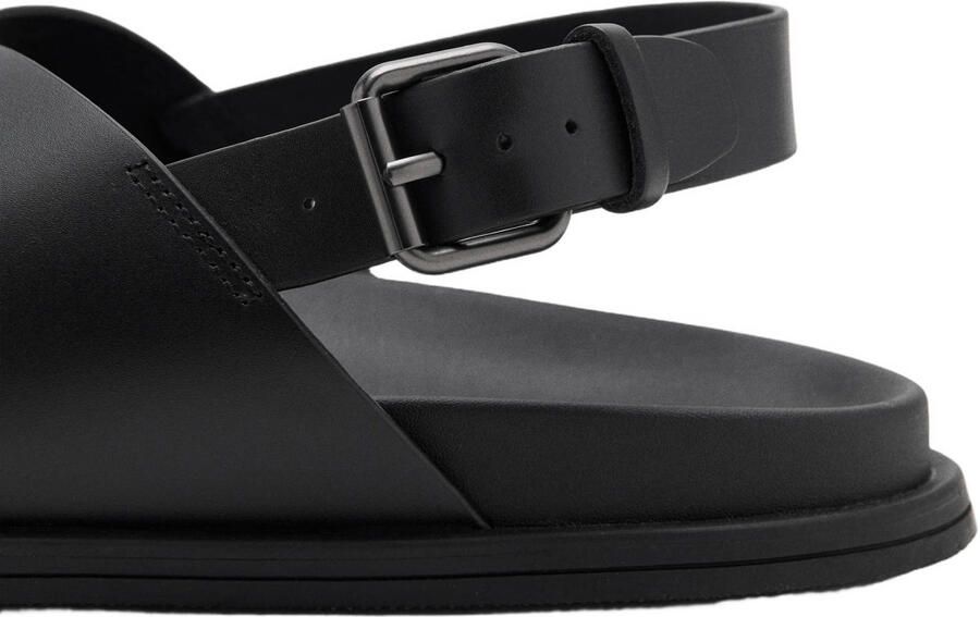 Mango Man leren sandalen zwart - Foto 3