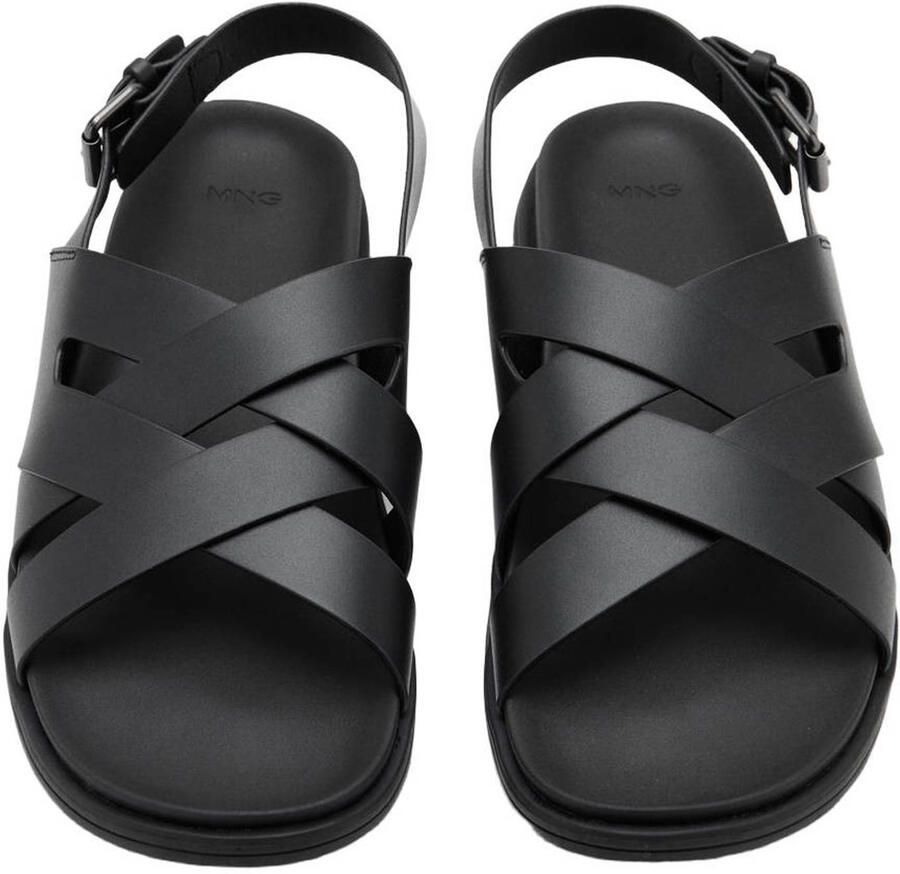 Mango Man leren sandalen zwart - Foto 2
