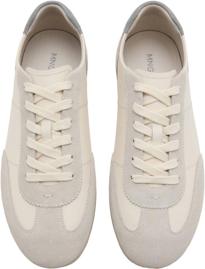 Mango Man leren sneakers ecru - Foto 2