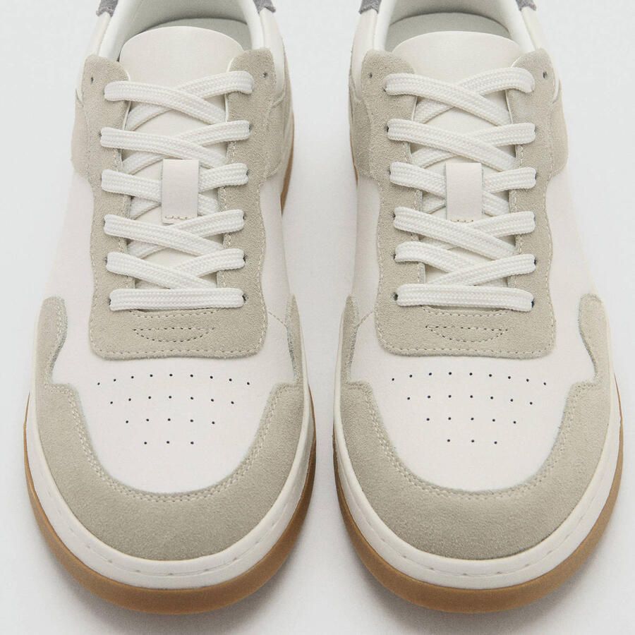 Mango Man leren sneakers wit - Foto 2