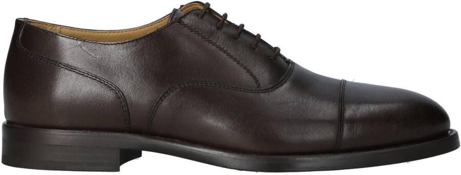 Mango Man leren veterschoenen bruin