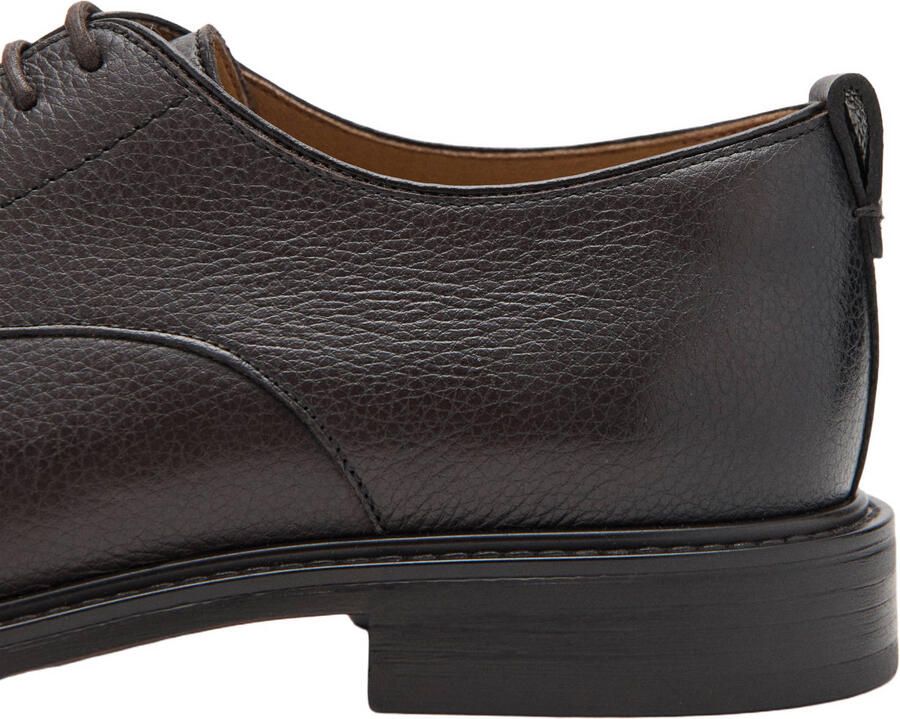 Mango Man leren veterschoenen bruin - Foto 3