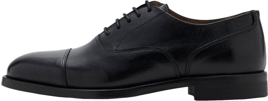 Mango Man leren veterschoenen zwart - Foto 2