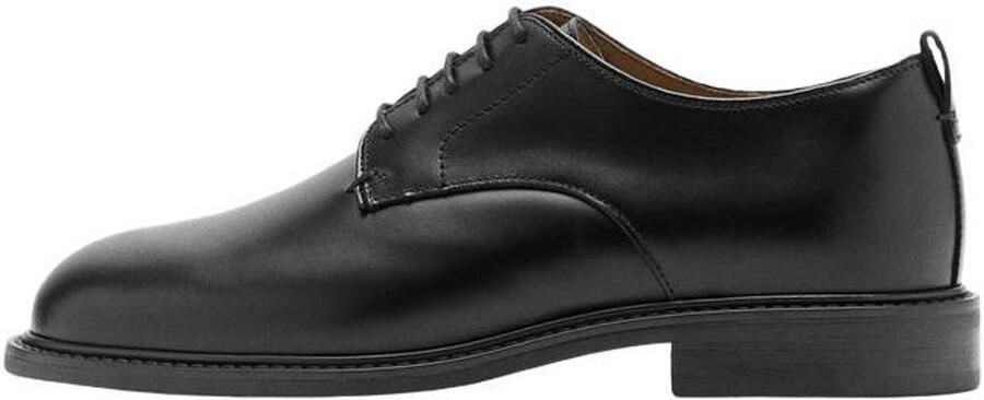 Mango Man leren veterschoenen zwart - Foto 3