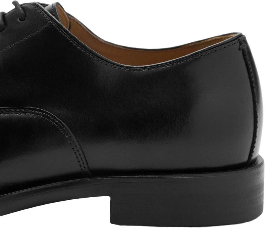 Mango Man leren veterschoenen zwart - Foto 2