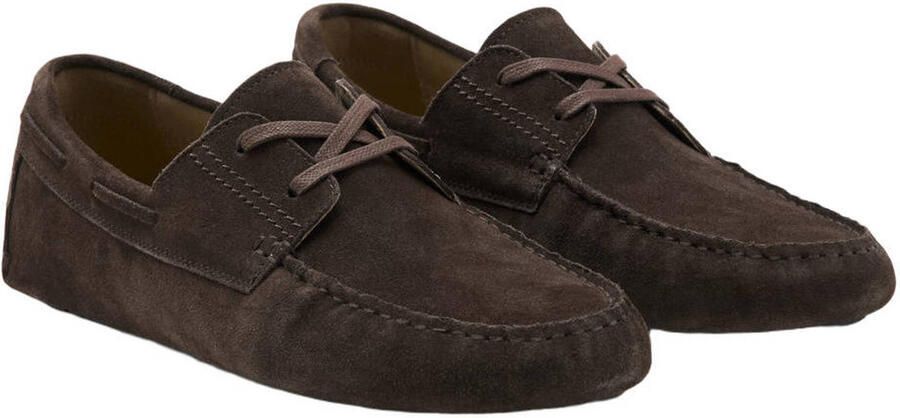 Mango Man suede bootschoenen bruin - Foto 3