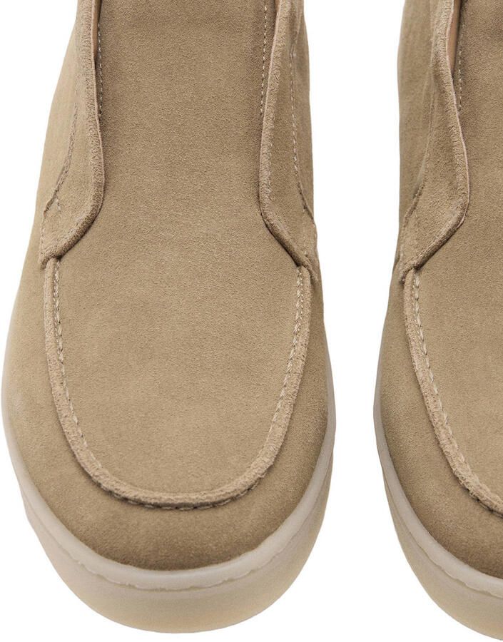 Mango Man suède enkelboots beige - Foto 2