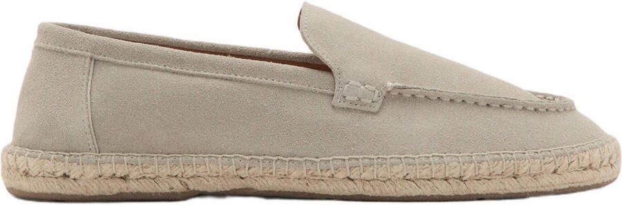 Mango Man suede espadrilles beige