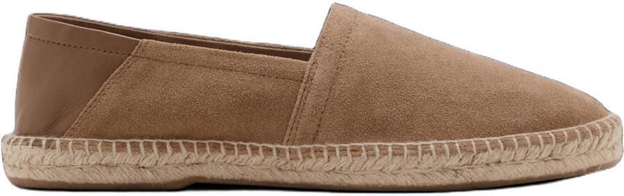 Mango Man suède espadrilles cognac