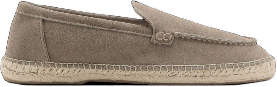 Mango Man suede espadrilles middenbruin