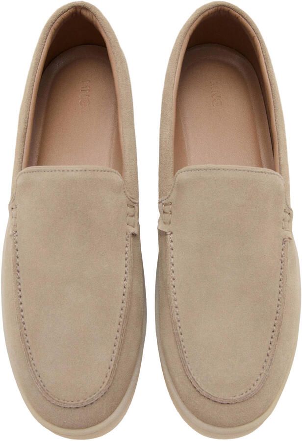 Mango Man suède loafers beige - Foto 3
