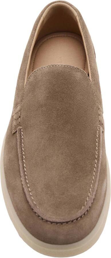 Mango Man suède loafers bruin - Foto 2
