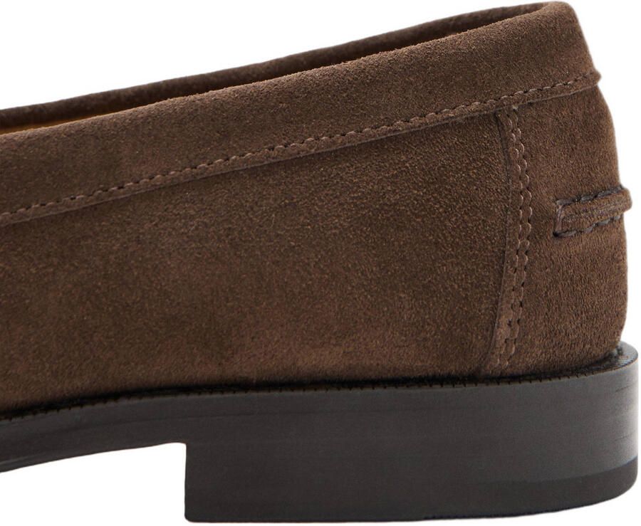 Mango Man suède loafers bruin - Foto 2