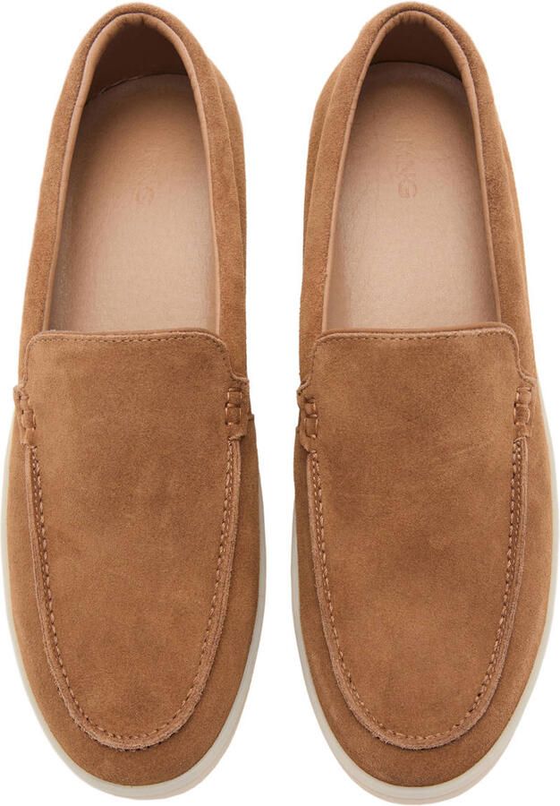 Mango Man suède loafers cognac - Foto 2